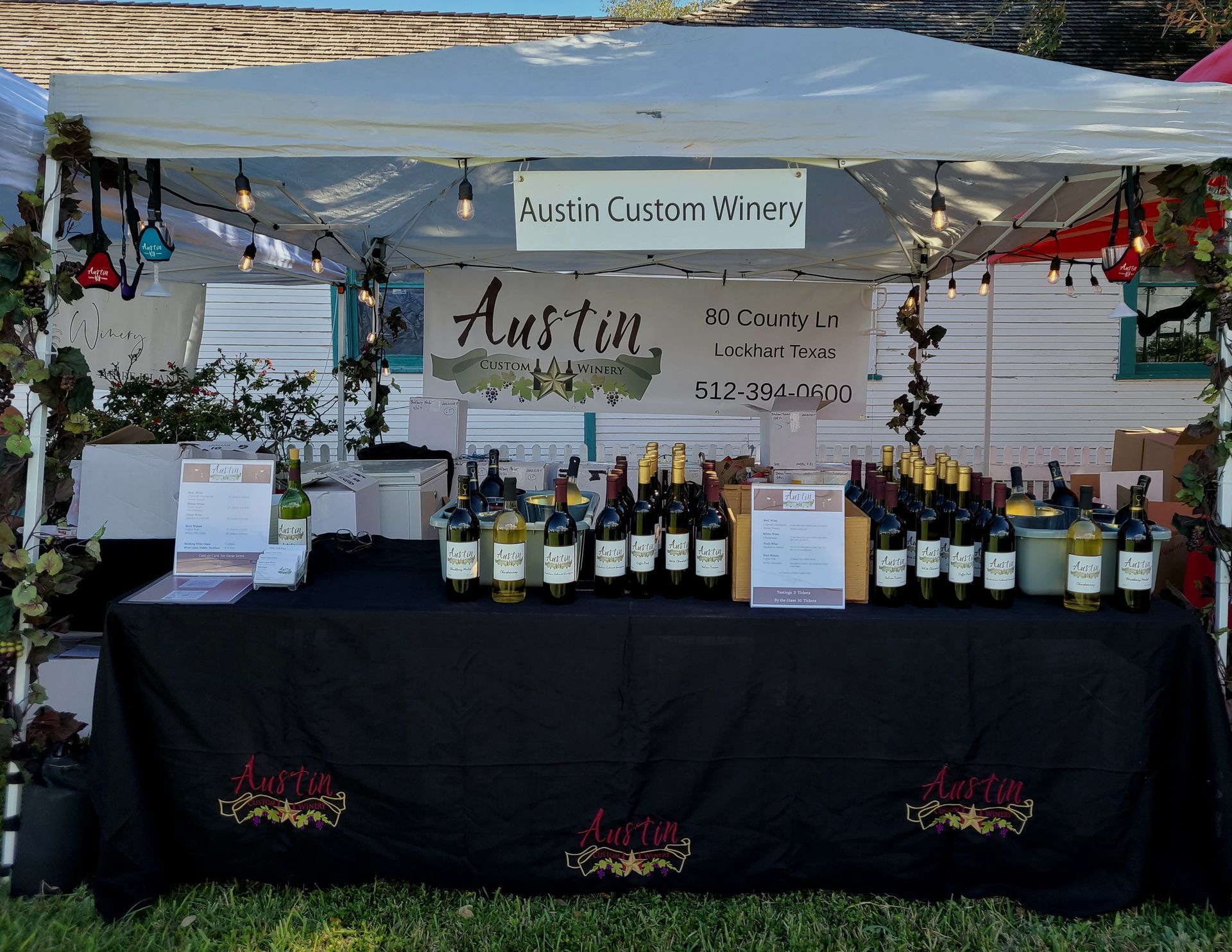 3 women at wine festival