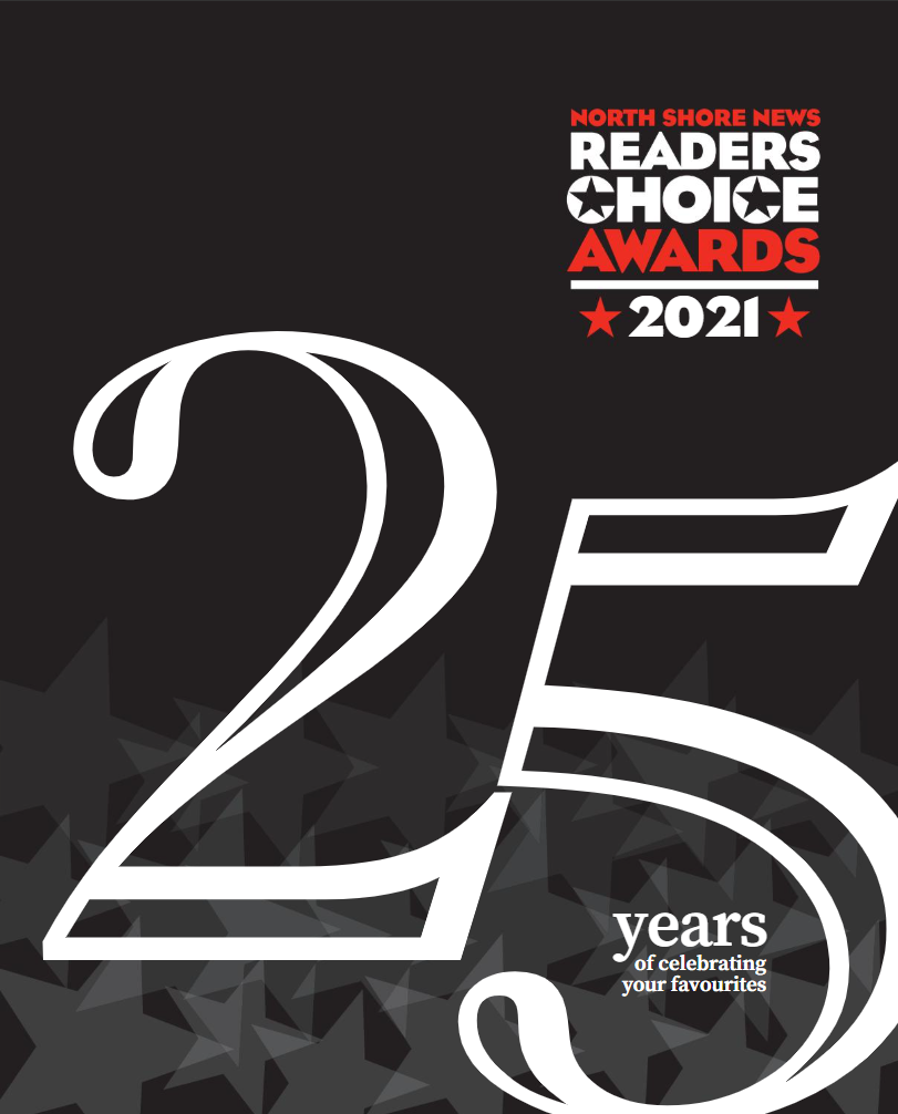 North Shore News Readers' Choice Awards 2021 graphic: 
