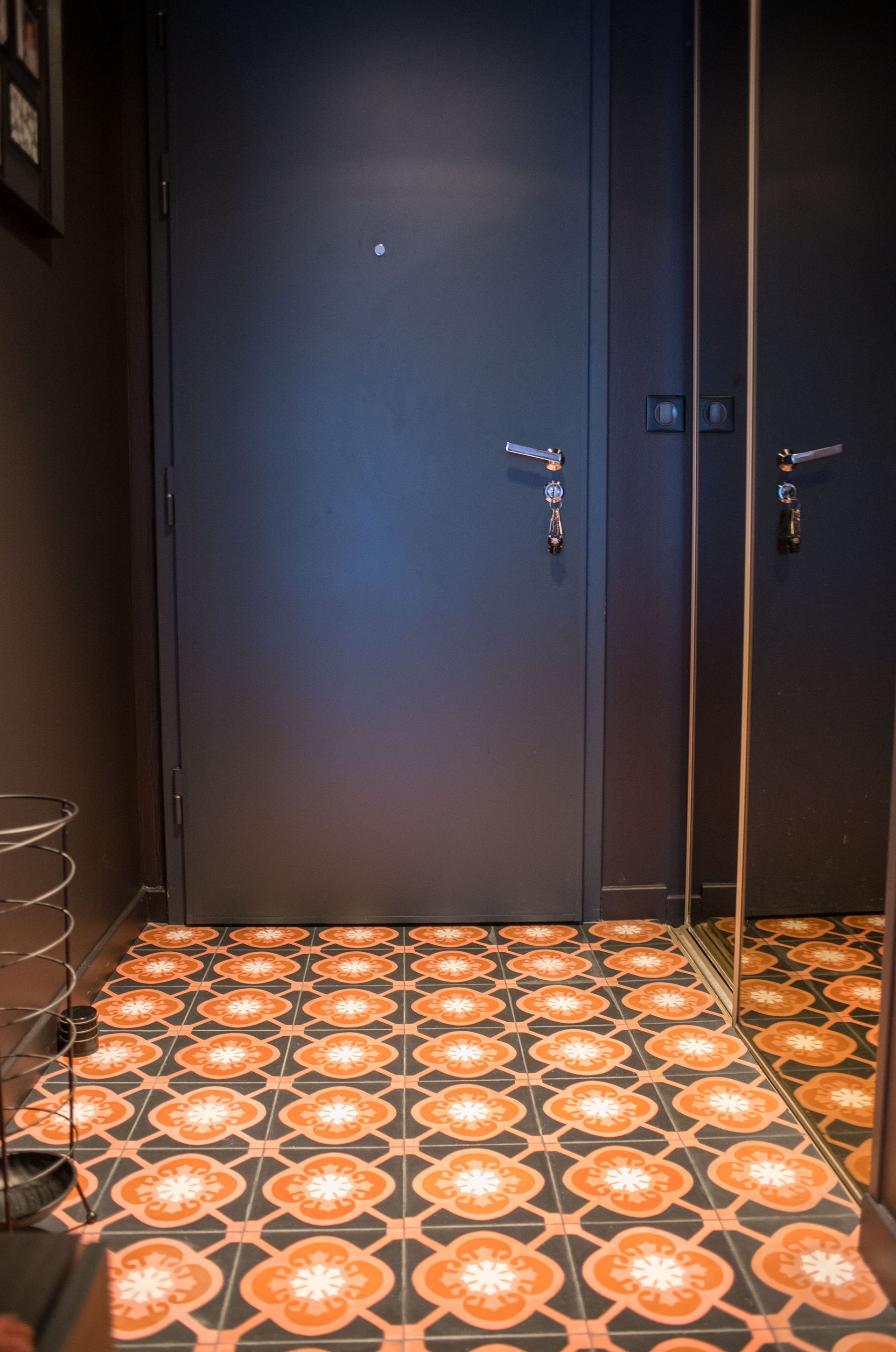 Entrée avec carreaux ciments RDC maison Longjumeau