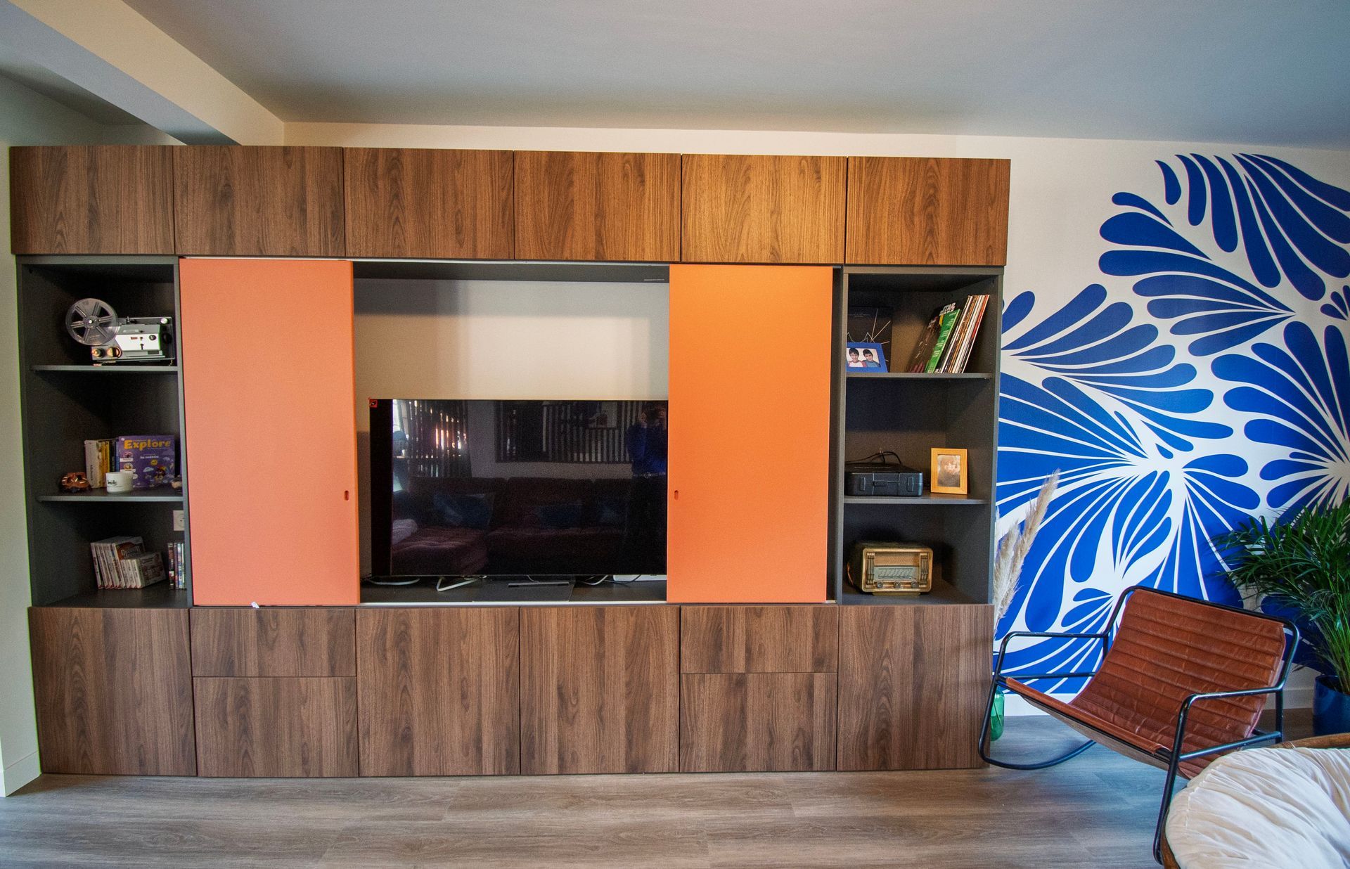 Rénovation Maison meuble TV ouvert