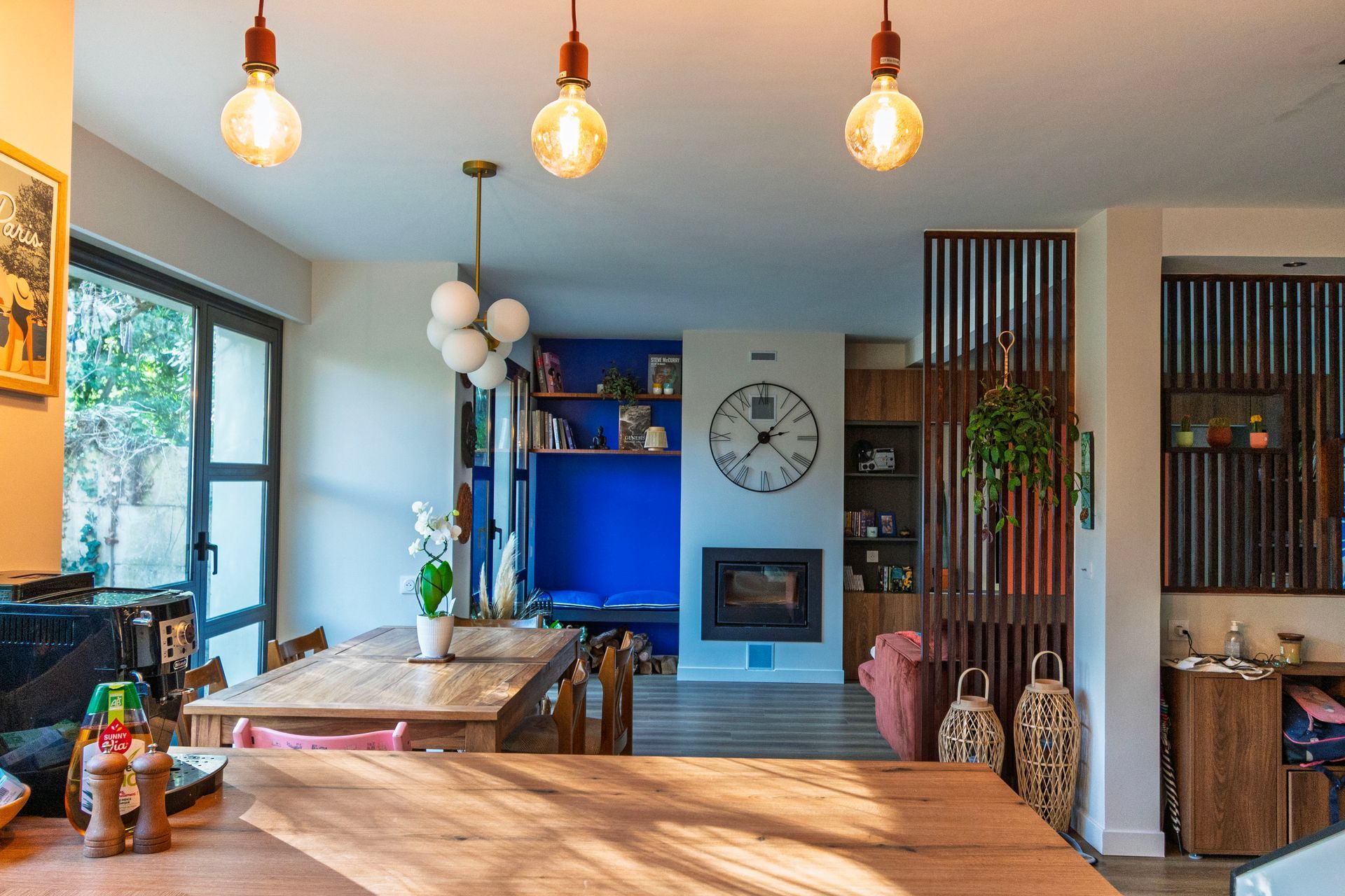 Rénovation Maison vue sur cheminée 