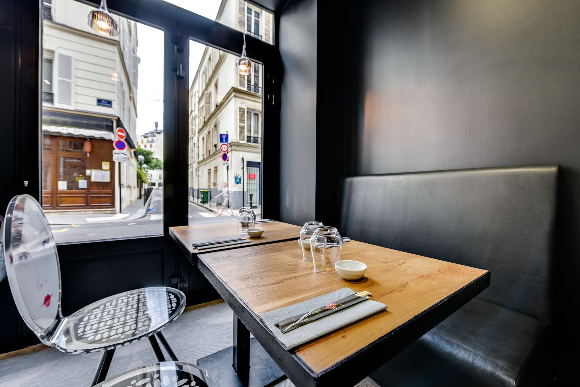 Rénovation restaurant Japonais Paris mobiliers
