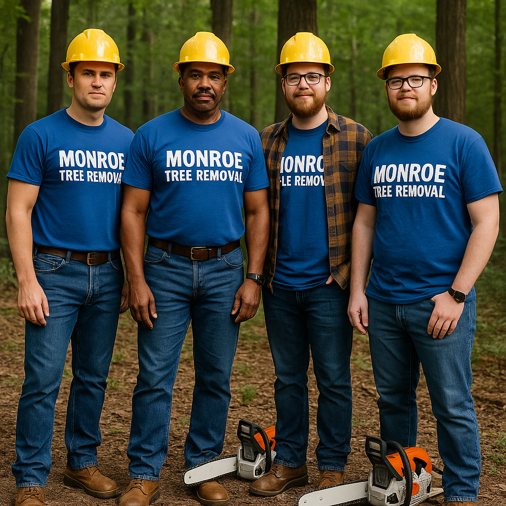 Removal of large tree limbs and responsible disposal of trim. 