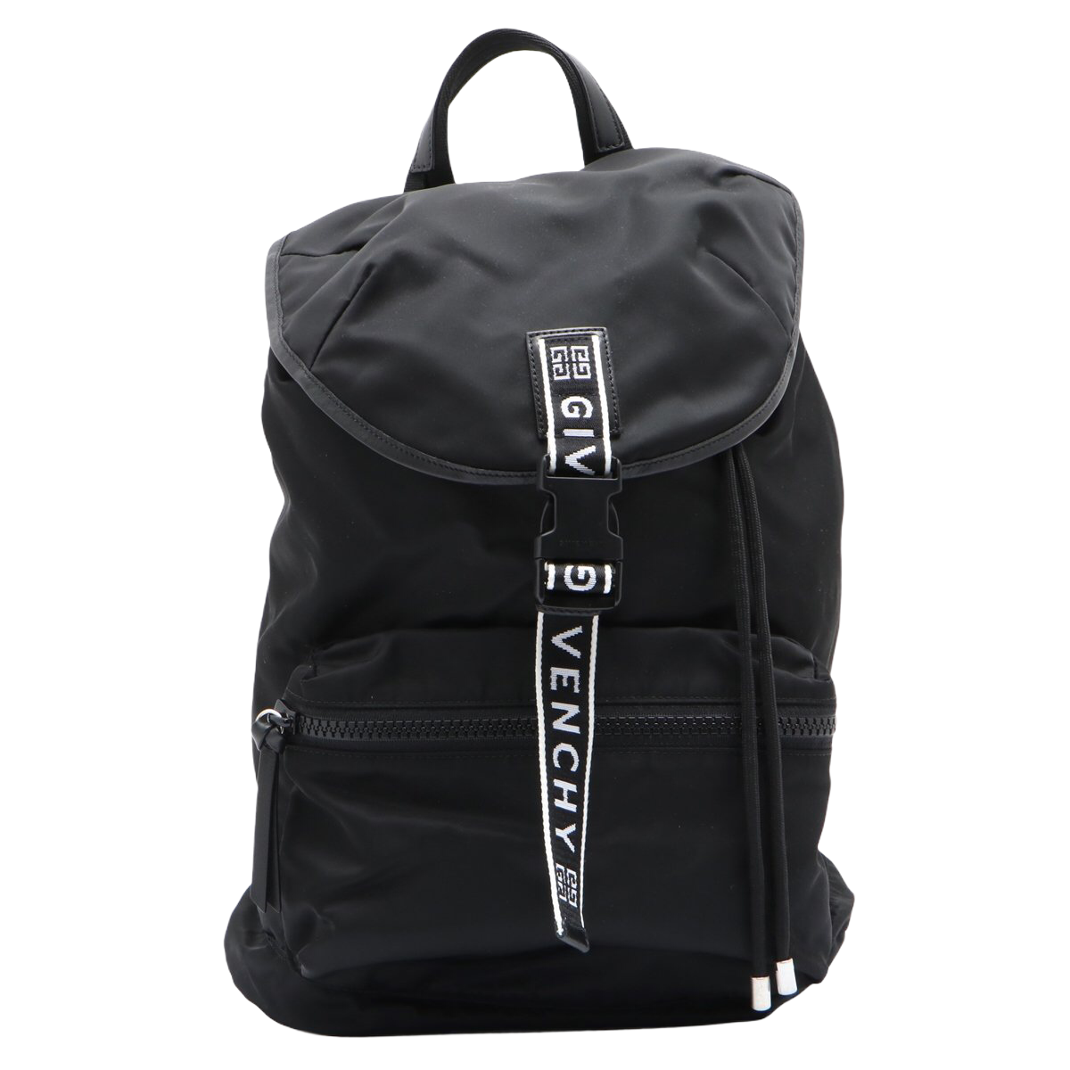 GIVENCHY NYLON X LEATHER BACKPACK BLACK