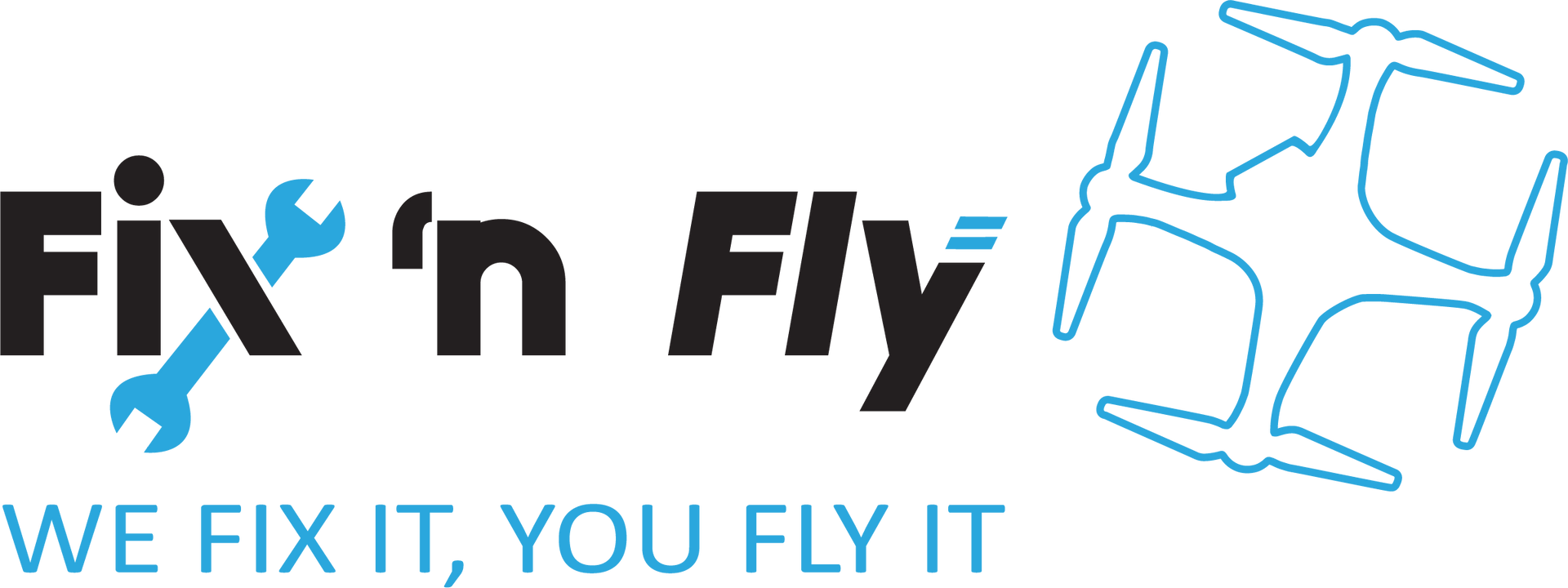 Drone Repair Logo | Bradenton, FL | Fix 'n Fly Drones