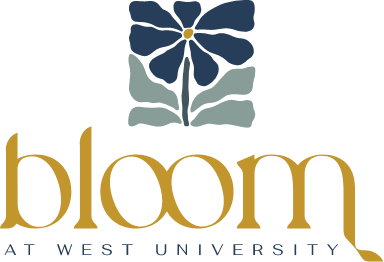 Bloom at West University logo.