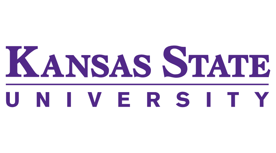 Kansas State University logo in purple.