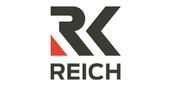Logo for REICH, featuring 