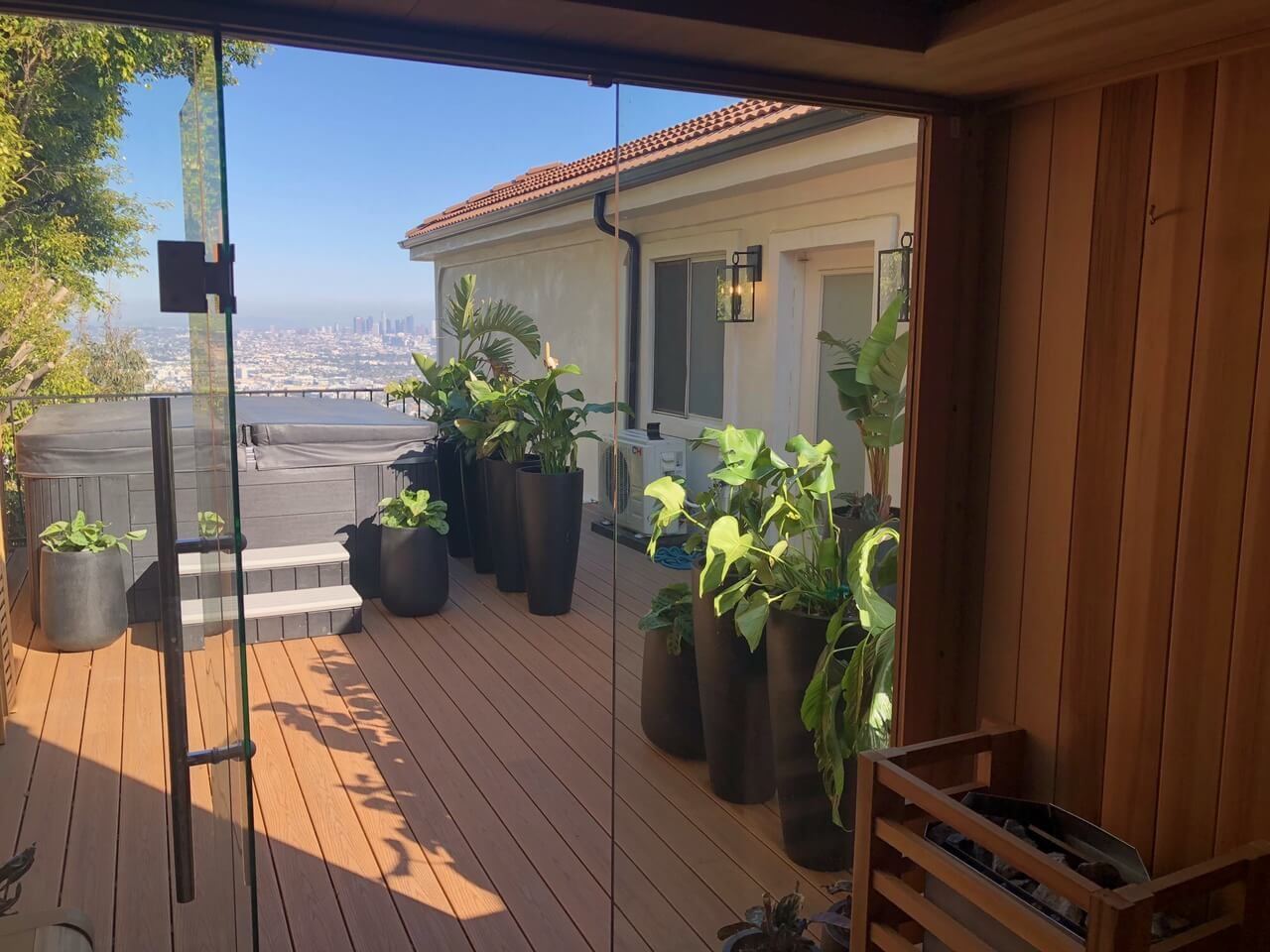 Hollywood Hills overlooking