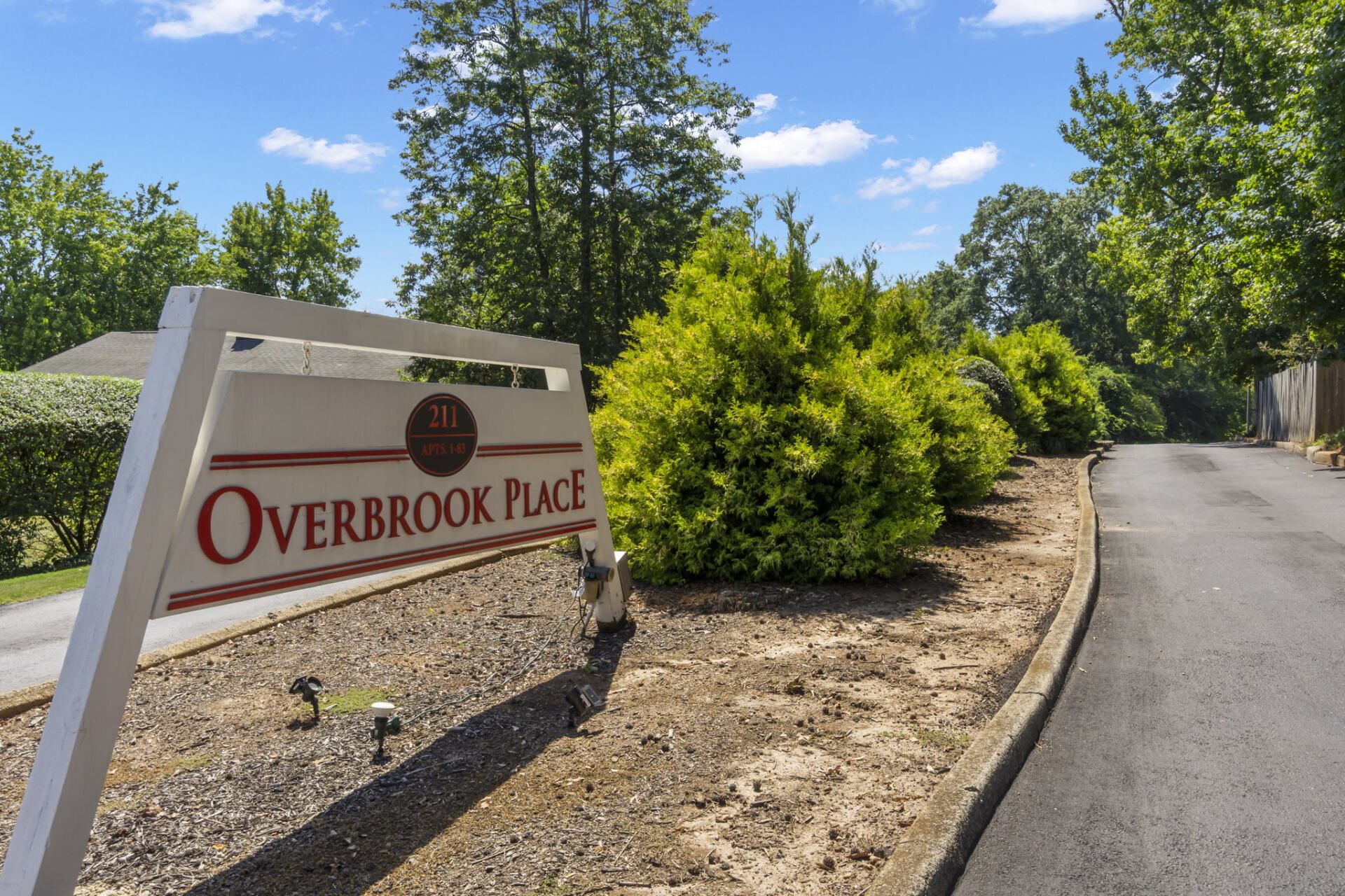 Overbrook Place Property Sign