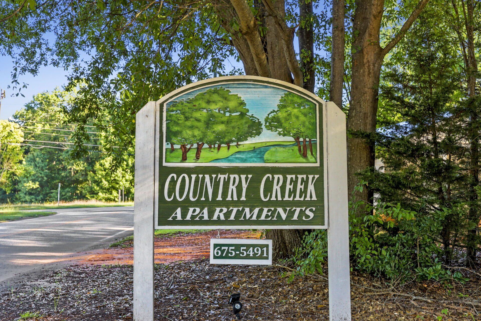 Country Creek Property Sign