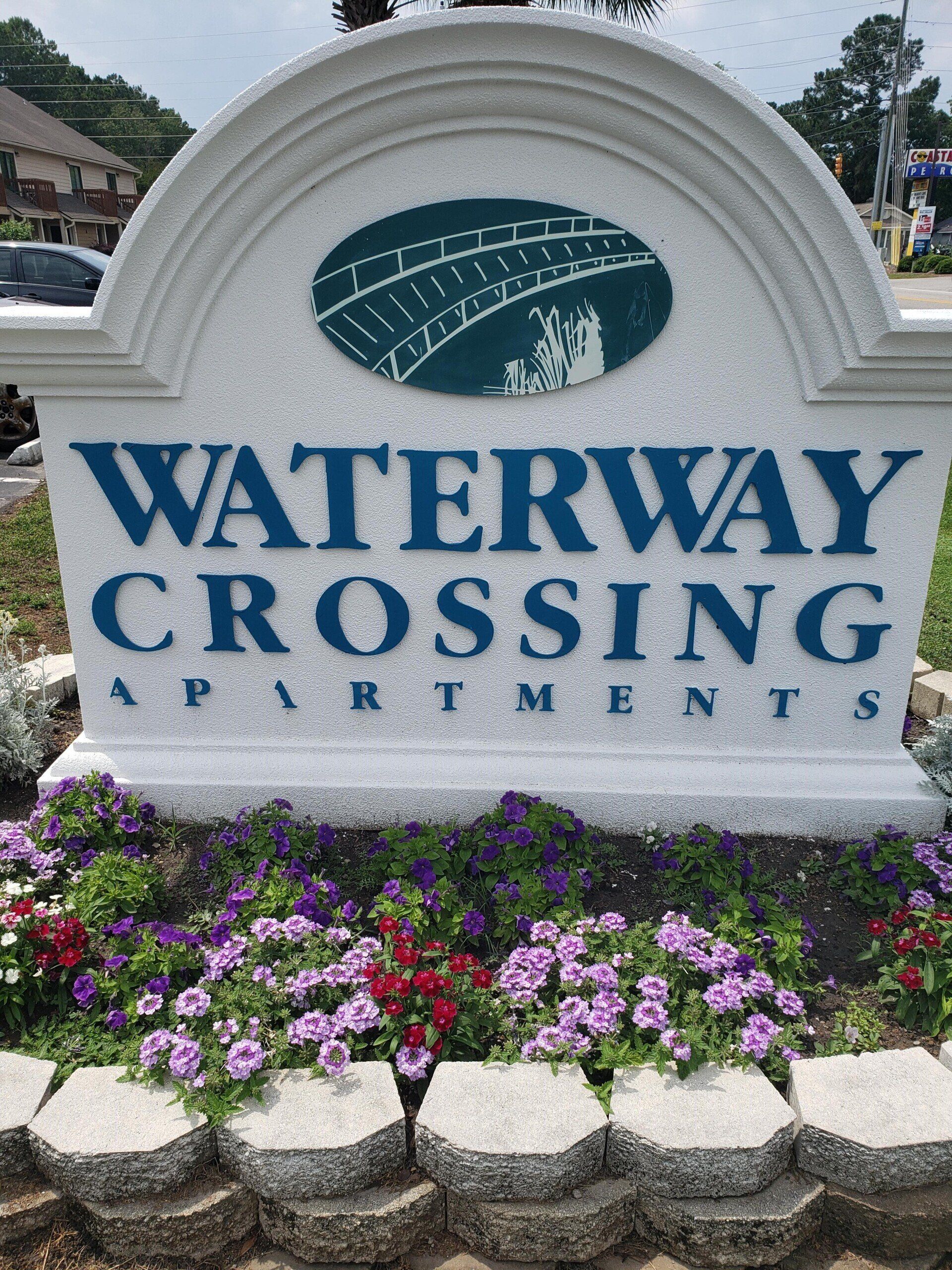 Waterway Crossing Property Sign