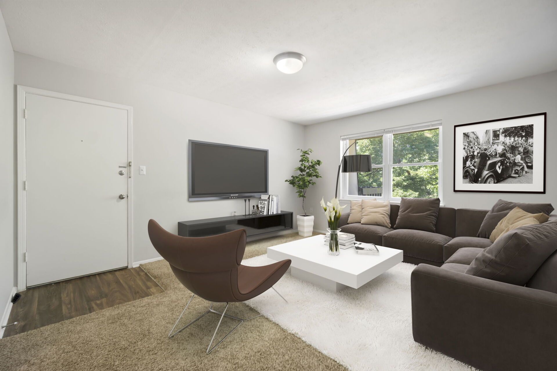 Overbrook Place Apartments Living Area