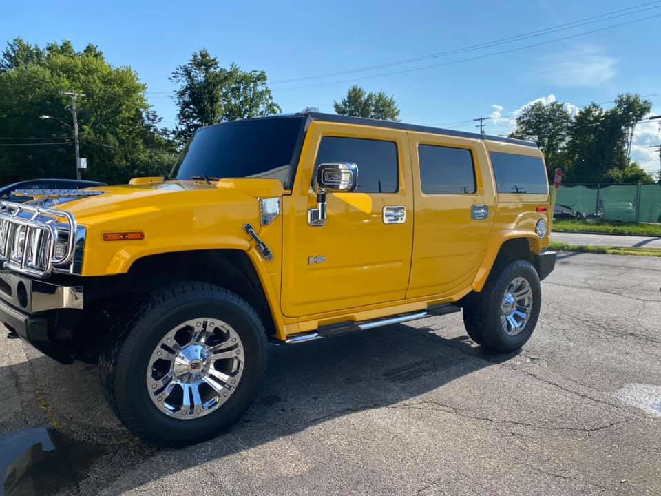 Yellow Hummer H2 — Maple Heights, OH — Winning Window Tints