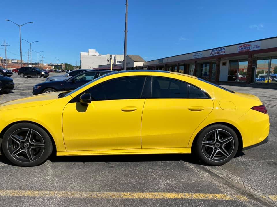 Yellow Acura TL — Maple Heights, OH — Winning Window Tints