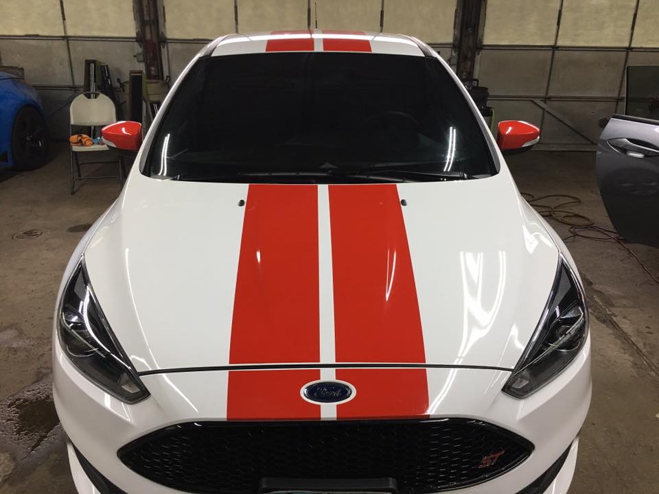 White Ford with Decals — Maple Heights, OH — Winning Window Tints