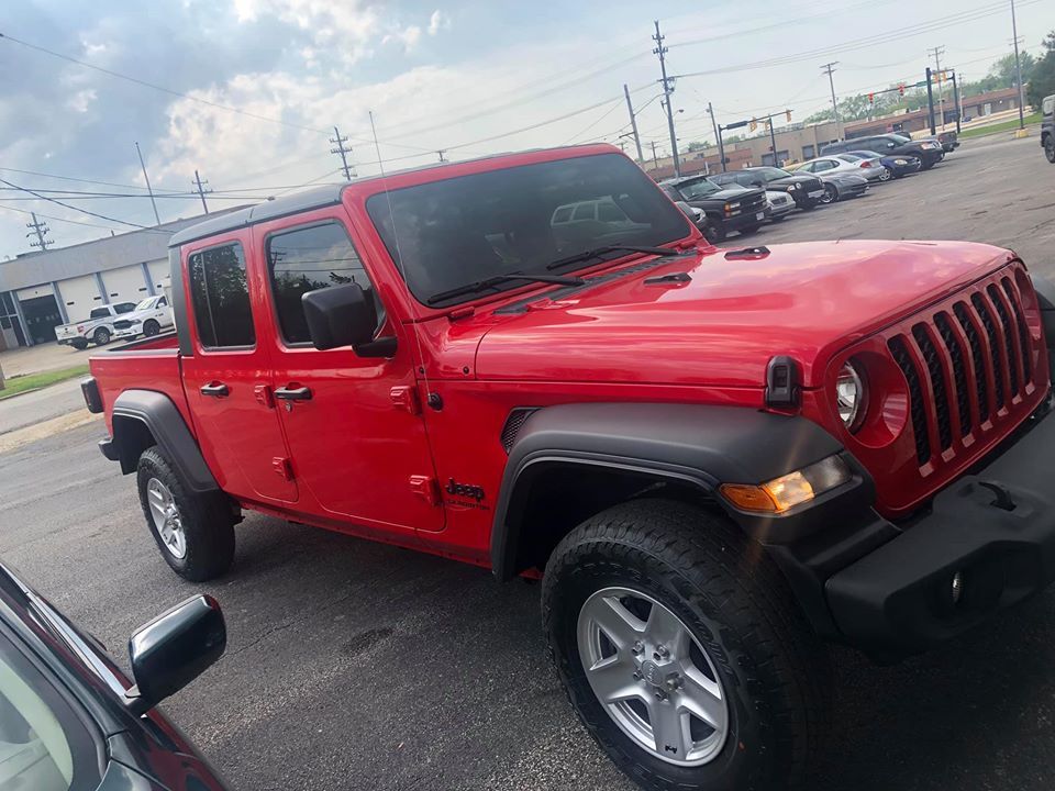 Red Jeep Wrangler — Maple Heights, OH — Winning Window Tints