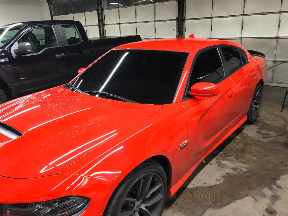 Red Jaguar XK — Maple Heights, OH — Winning Window Tints