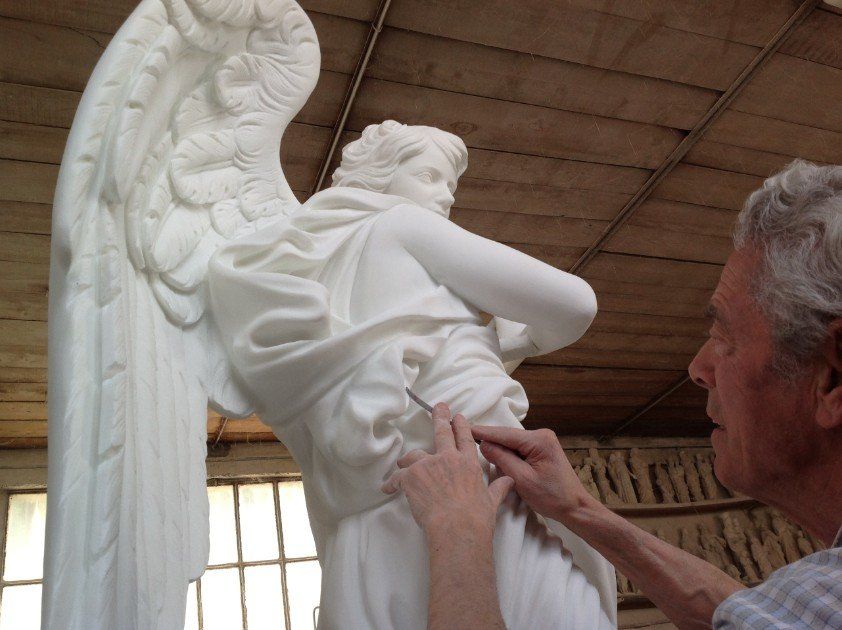 Marble sculpture restoration