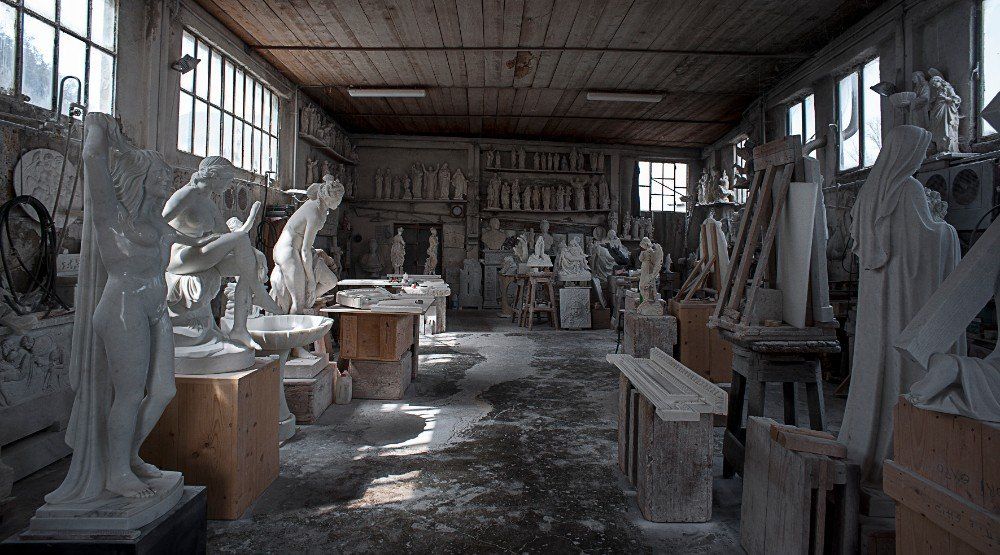 Marble sculpting workshop