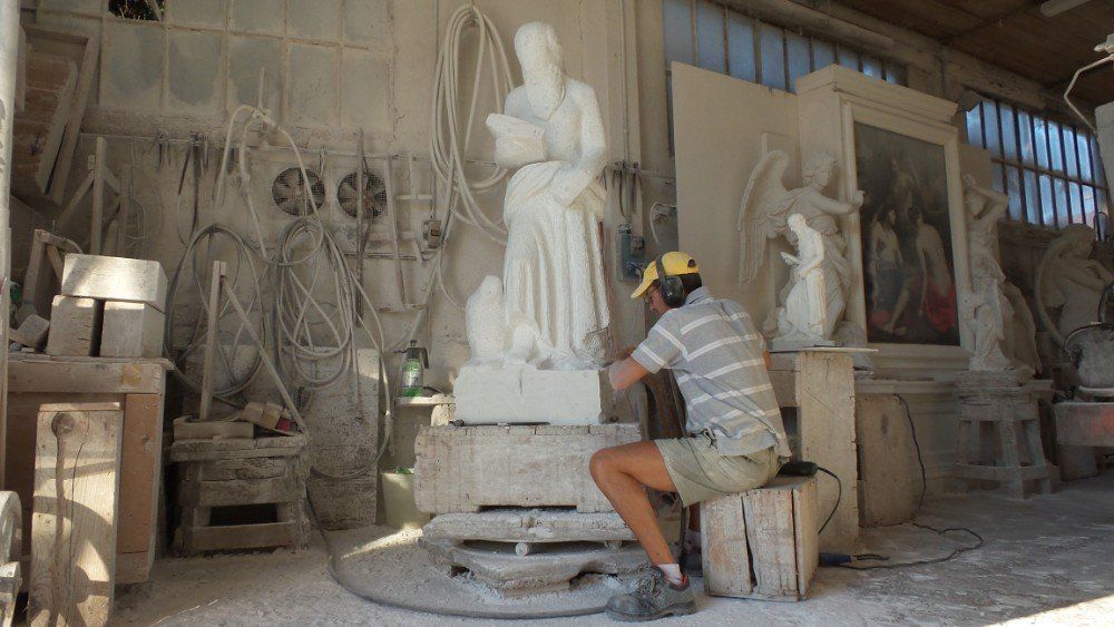Sculpting the marble