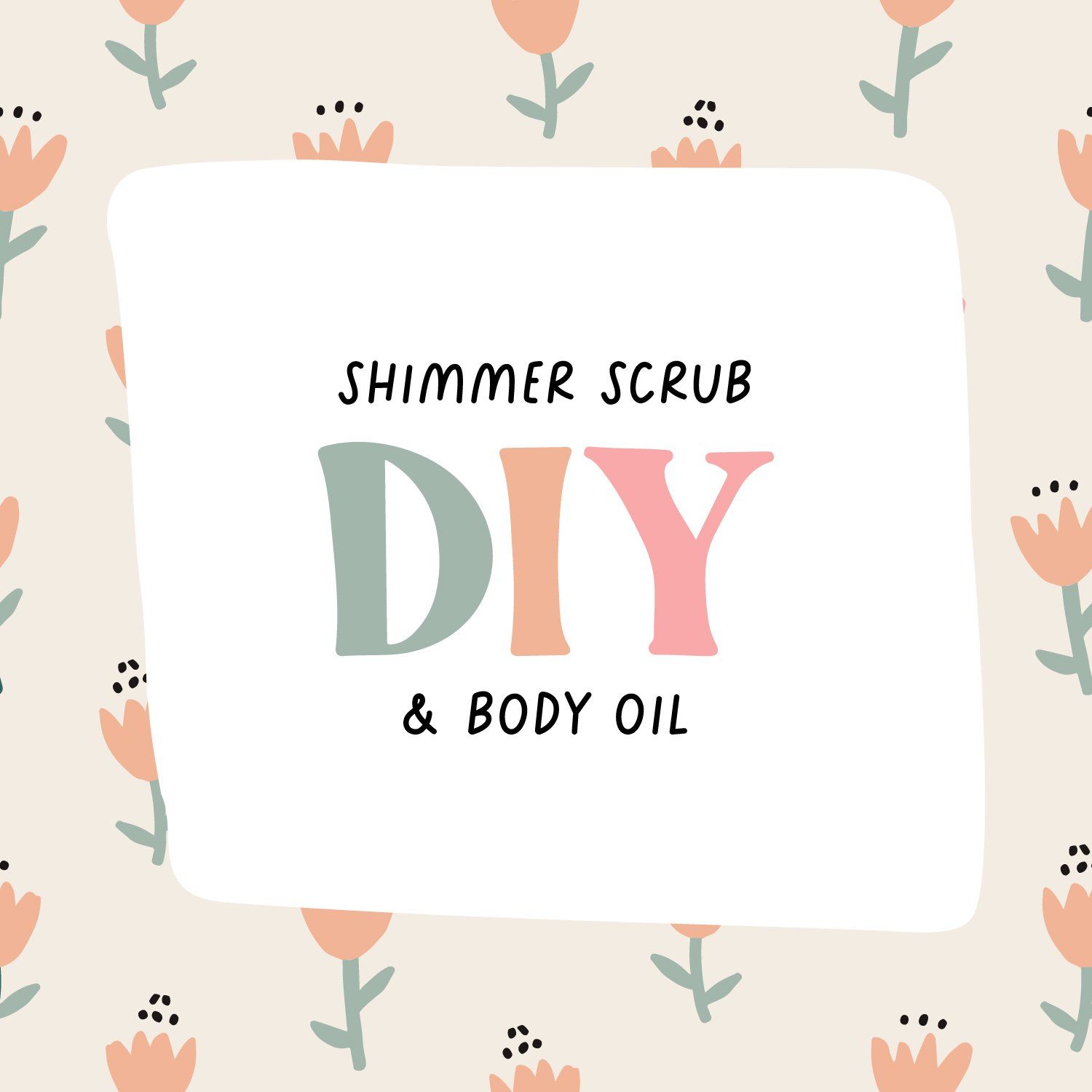 Shimmer Scrub and Body Oil