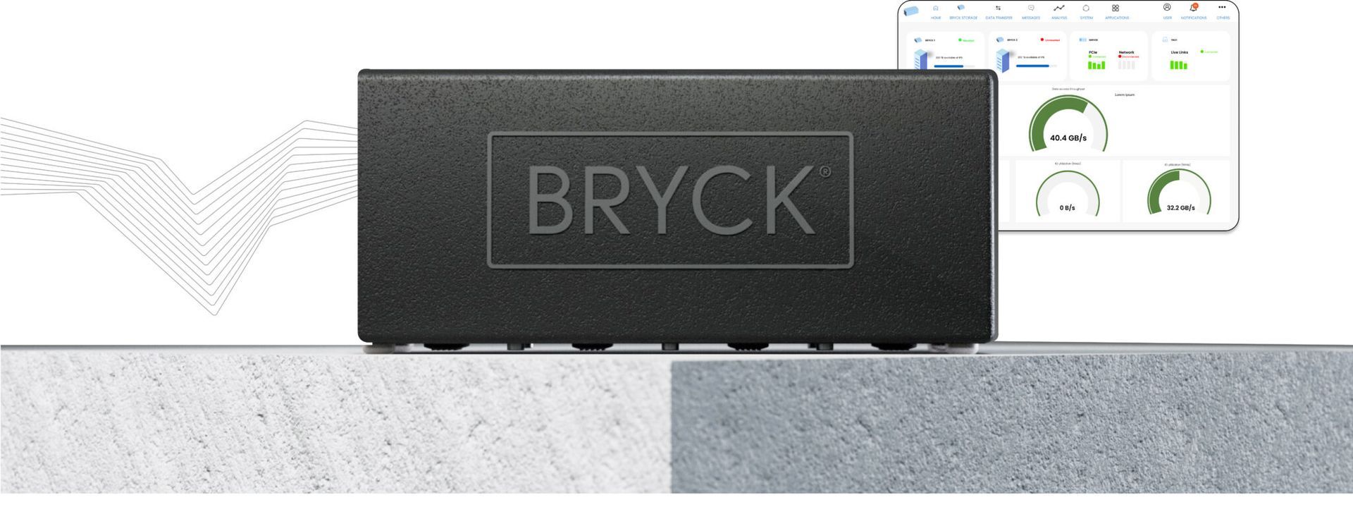 the original bryck holding one petabyte of storage from www.tsecond.ai