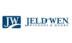 The logo for jw jeld wen windows and doors