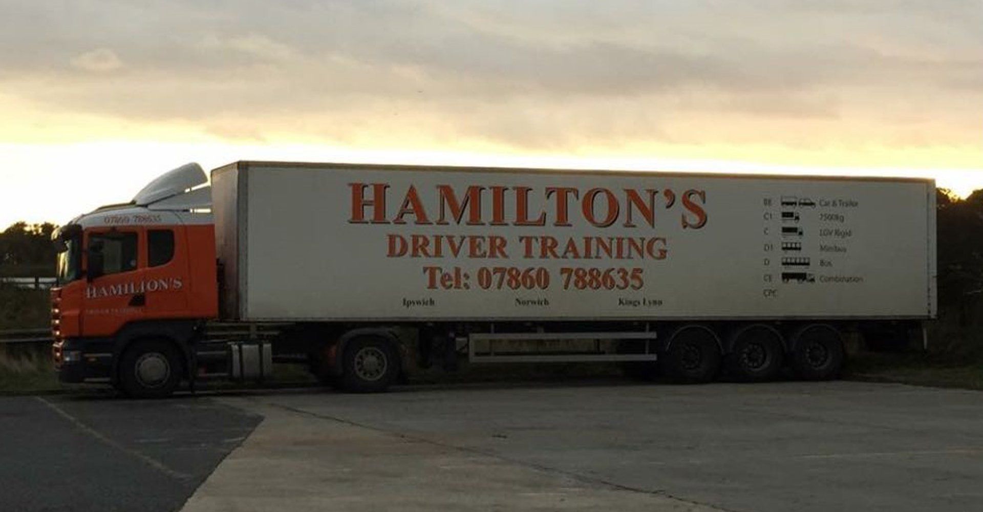 Hamilton's LGV/HGV lorry