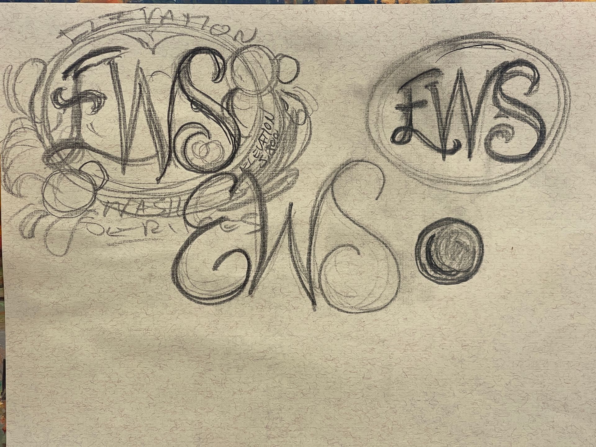 Elevation Wash Services Logo Sketch