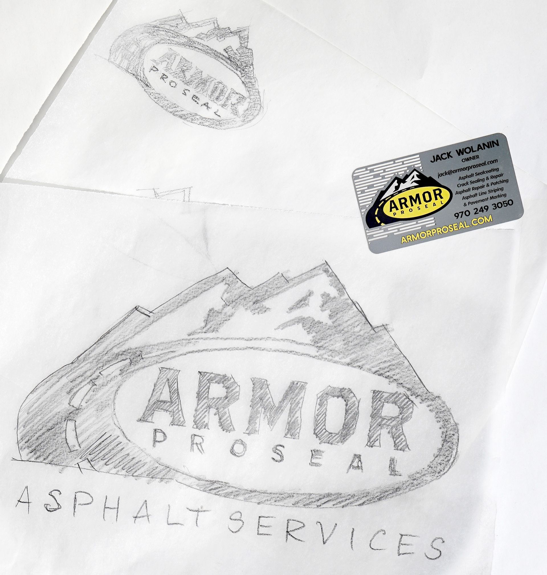 Armor Proseal Logo Sketch