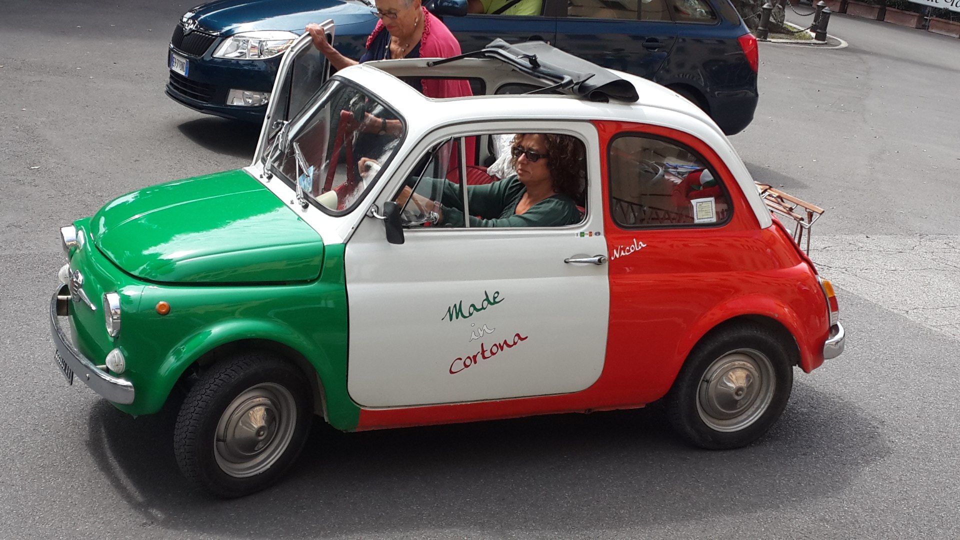 Jim spotted this little charme r in Cortona on our Treasures of Tuscany, Umbria and Lombardy Tour.