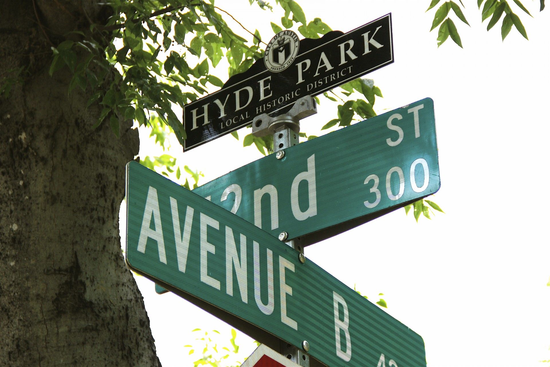 Hyde Park street signs