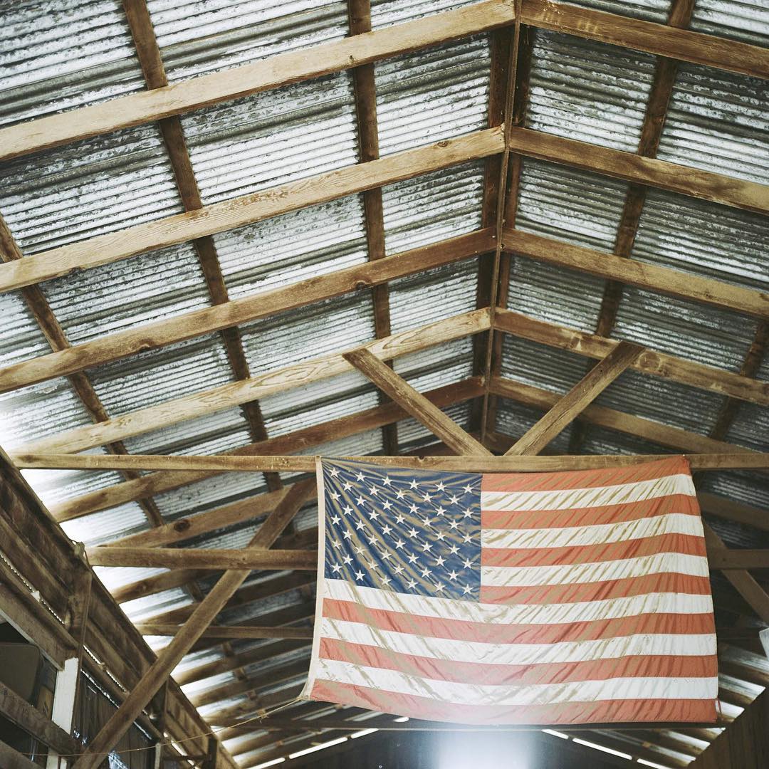 Old black and white truck