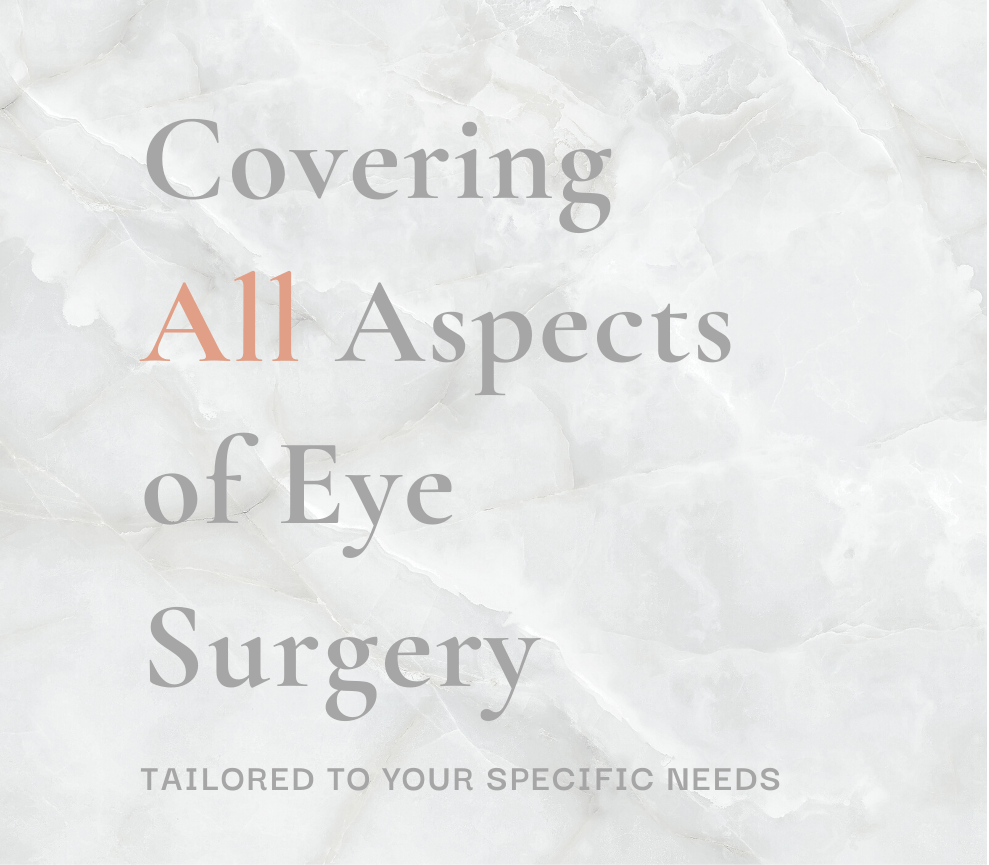 Covering all aspects of eye surgery