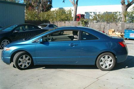 Civic Blue Car After | Coelho's Body Repair