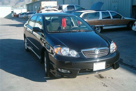 Toyota Black Car Before | Coelho's Body Repair