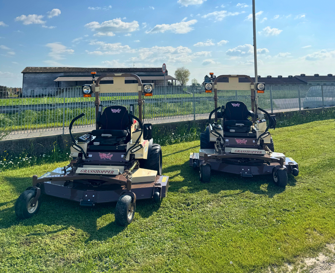 Soluzioni mulching professionali con Grasshopper Mowers.  A Brescia e nelle province vicine, nelle zone limitrofe al Lago di Garda. 