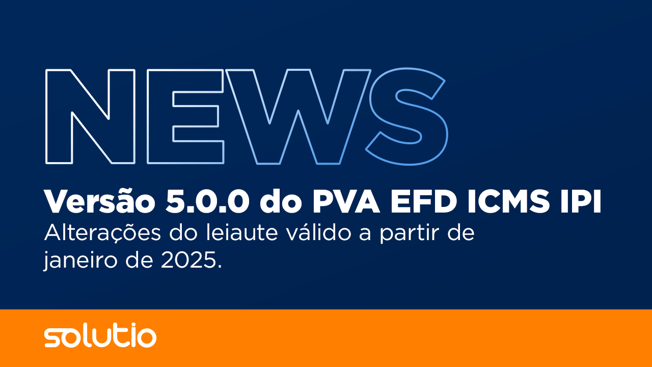 Versão 5.0.0 do PVA EFD ICMS IPI