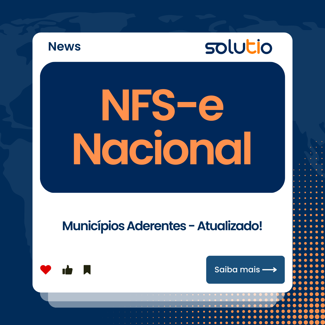 NFS-e Nacional - Municípios Aderentes - Atualizado!