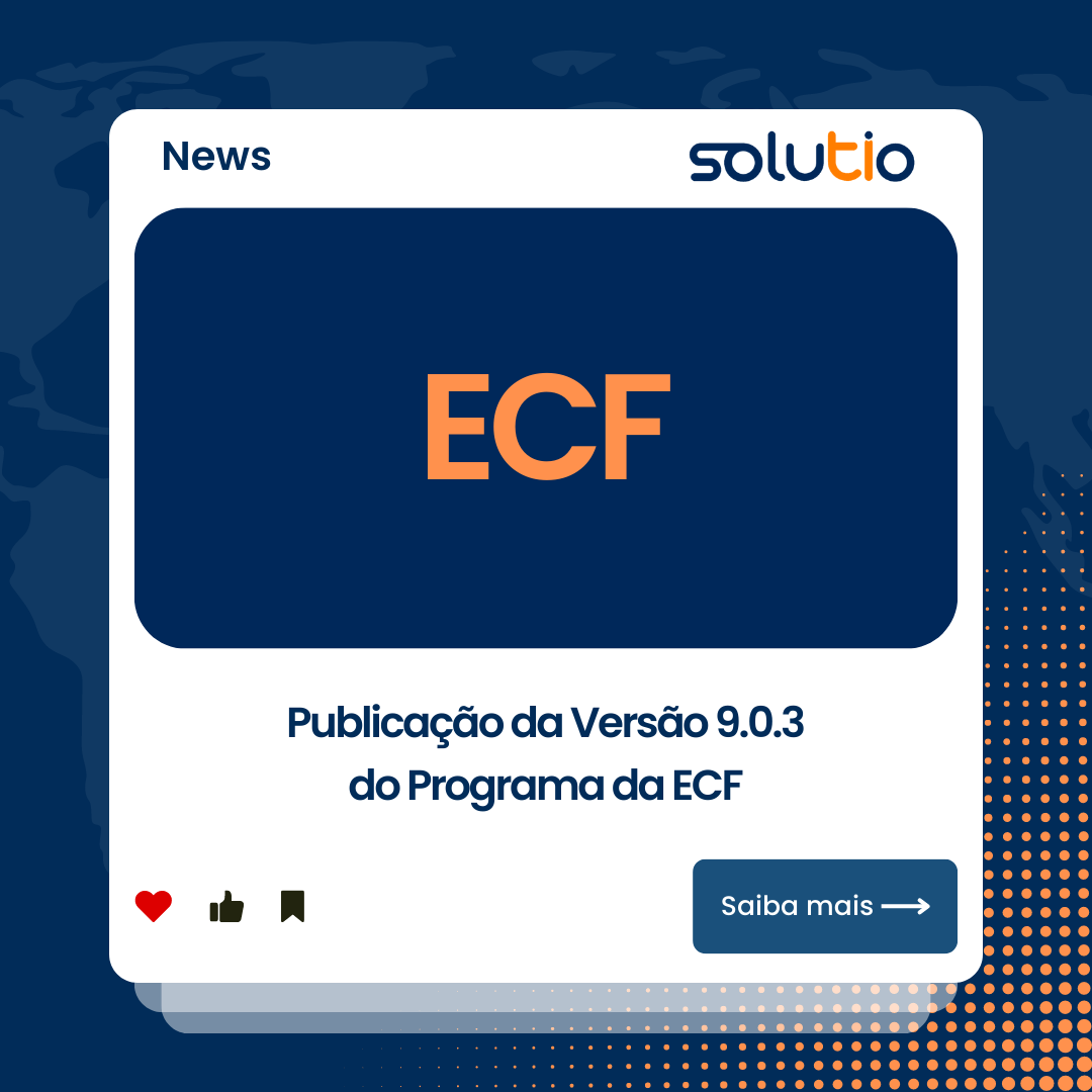 Publicação da Versão 9.0.3 do Programa da ECF