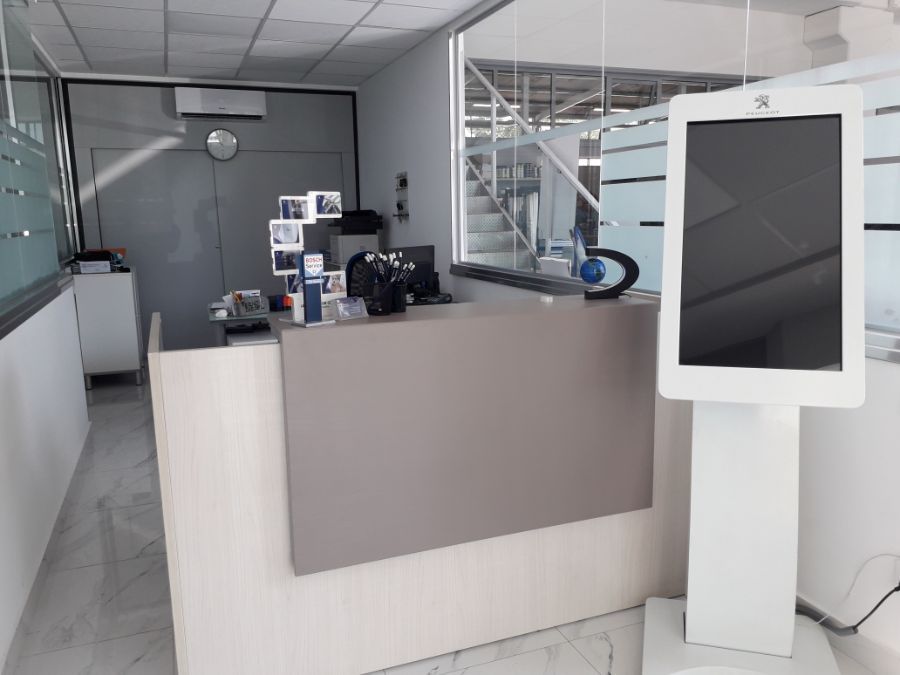 reception di autofficina