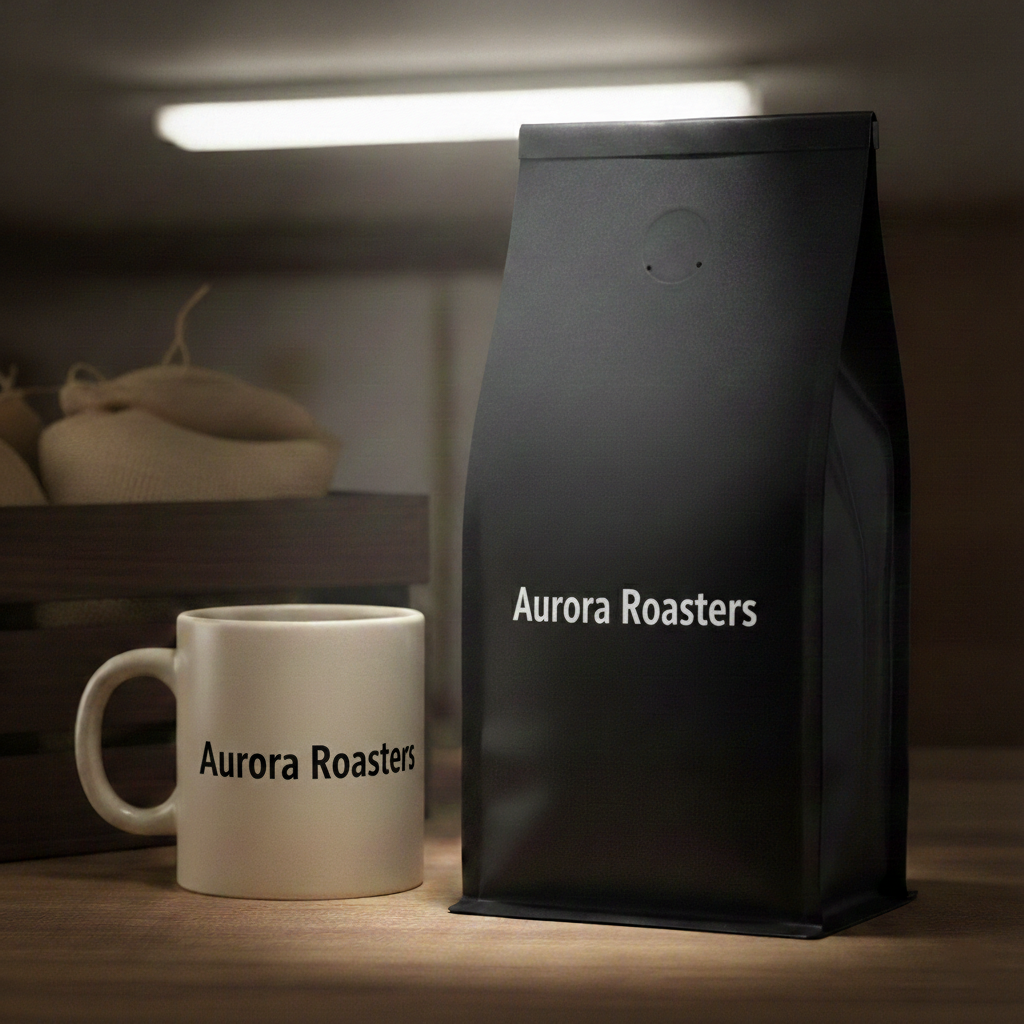 Coffee bag and mug with 