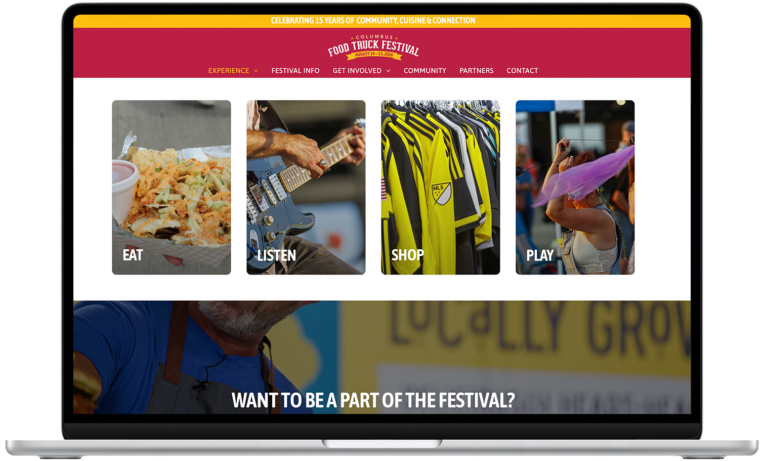 Screenshot of Instagram profile, 