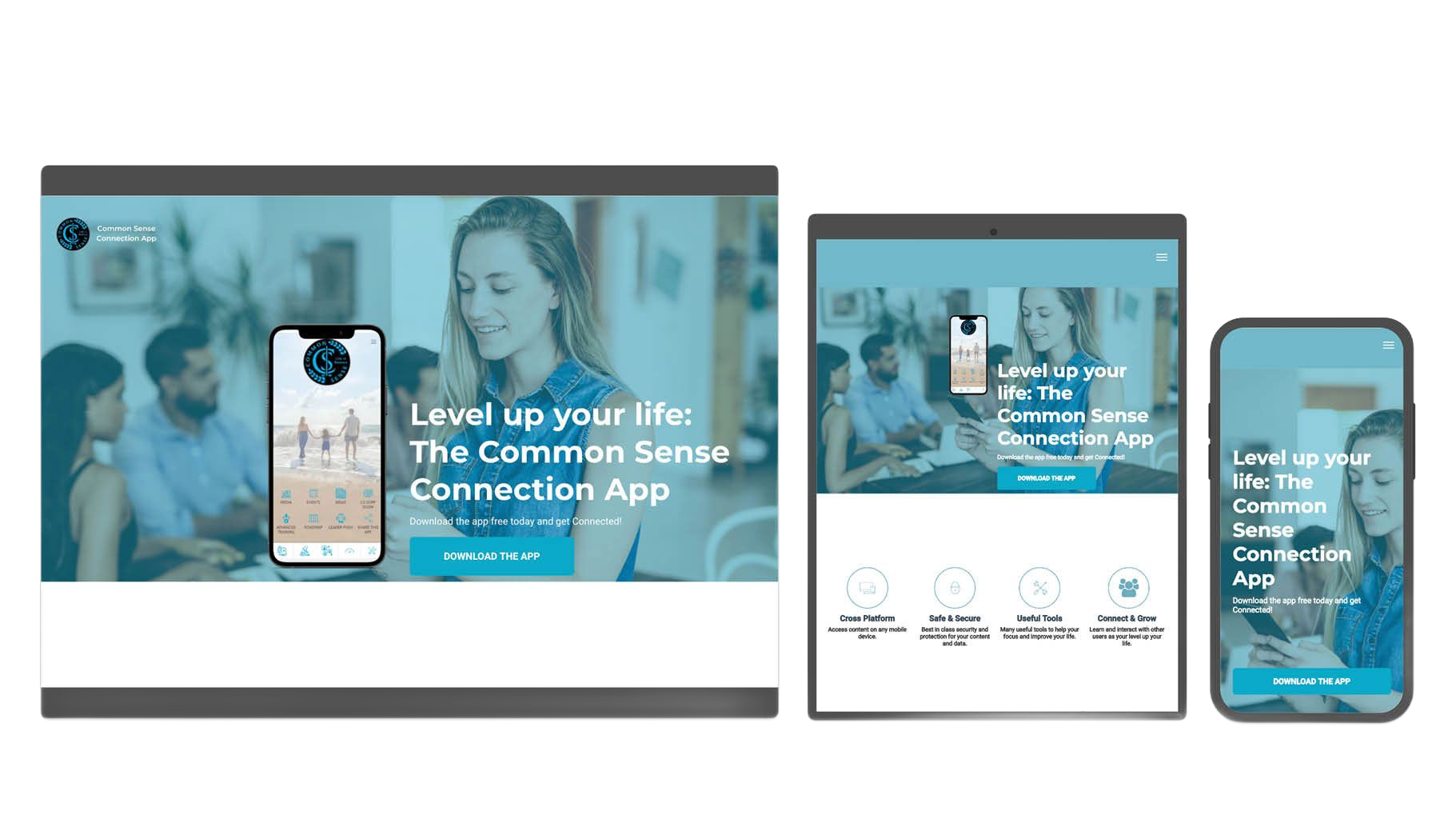 A website promoting