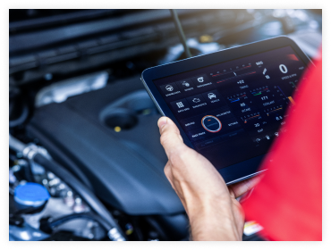 Mechanic Working With Tablet | Ormsby Auto  