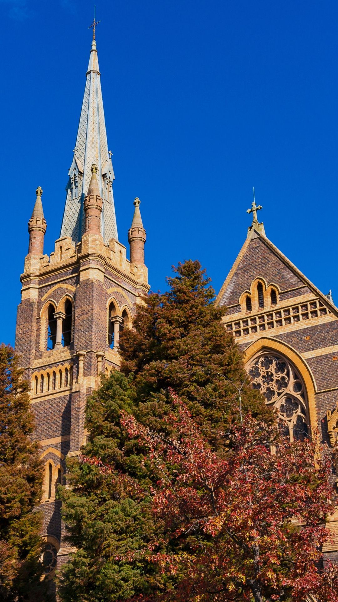 Church With Tall Spire and Stained Glass Window — Slack-Smith Partners in Armidale, NSW