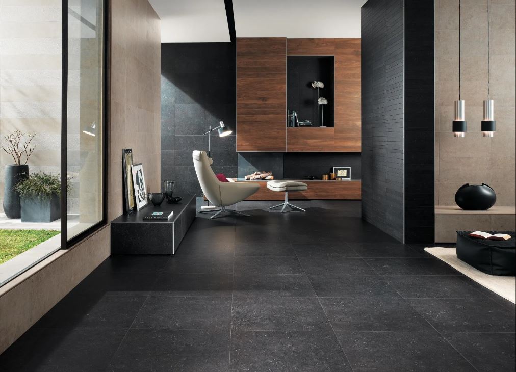 pavimento da interno grigio scuro