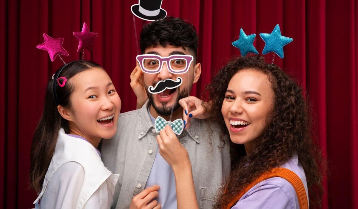 Corporate event photo booth