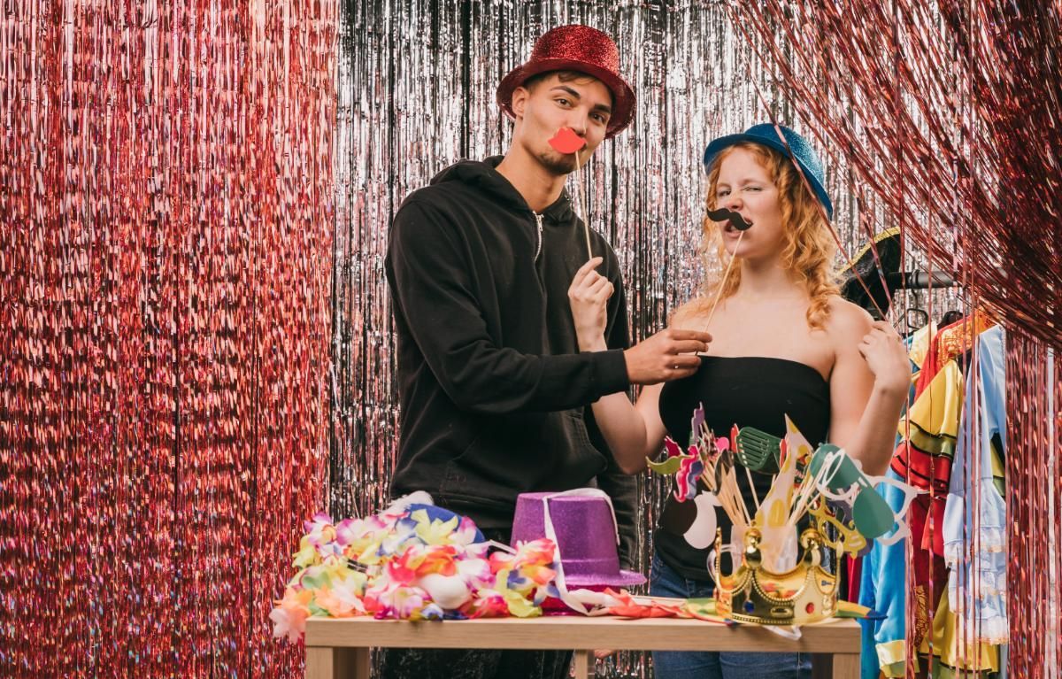 Creating a Romantic Photo Booth Backdrop